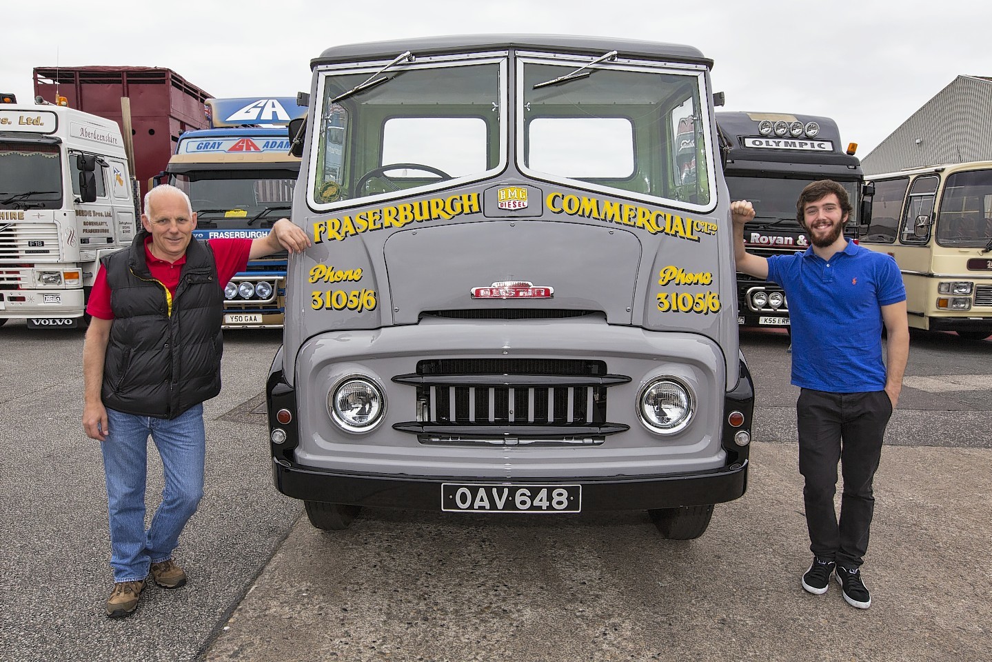 Vintage vehicles travel coast to coast raises over £1,500 for charity