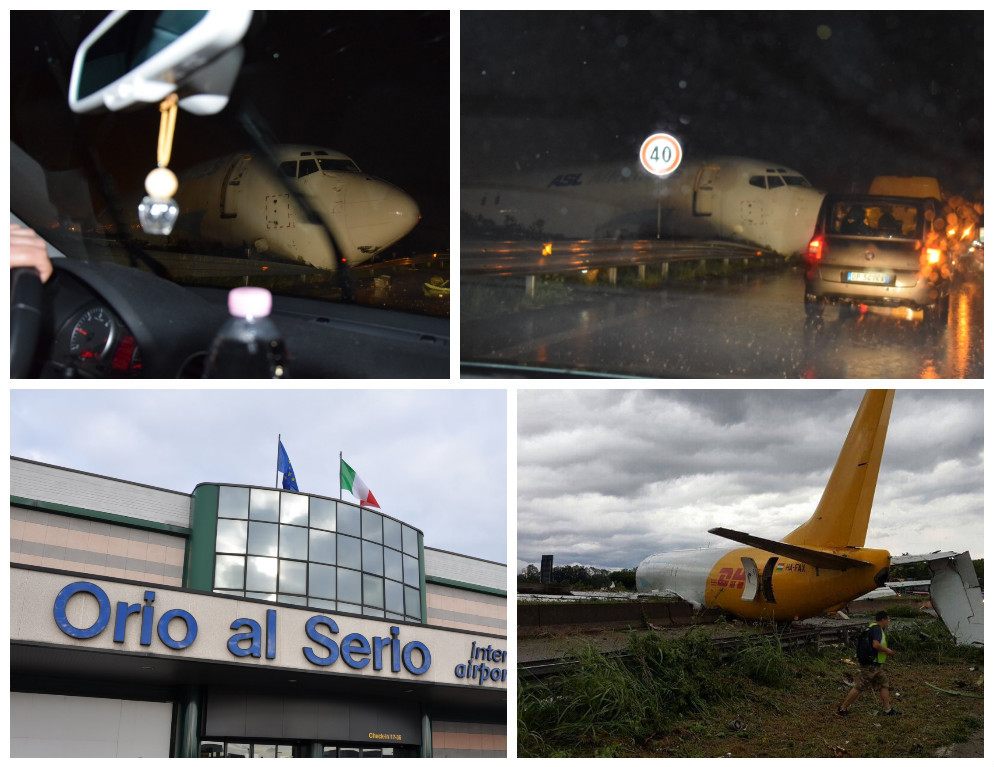 PICTURES: Cargo Plane Overshoots Runway And Crashes On Busy Road