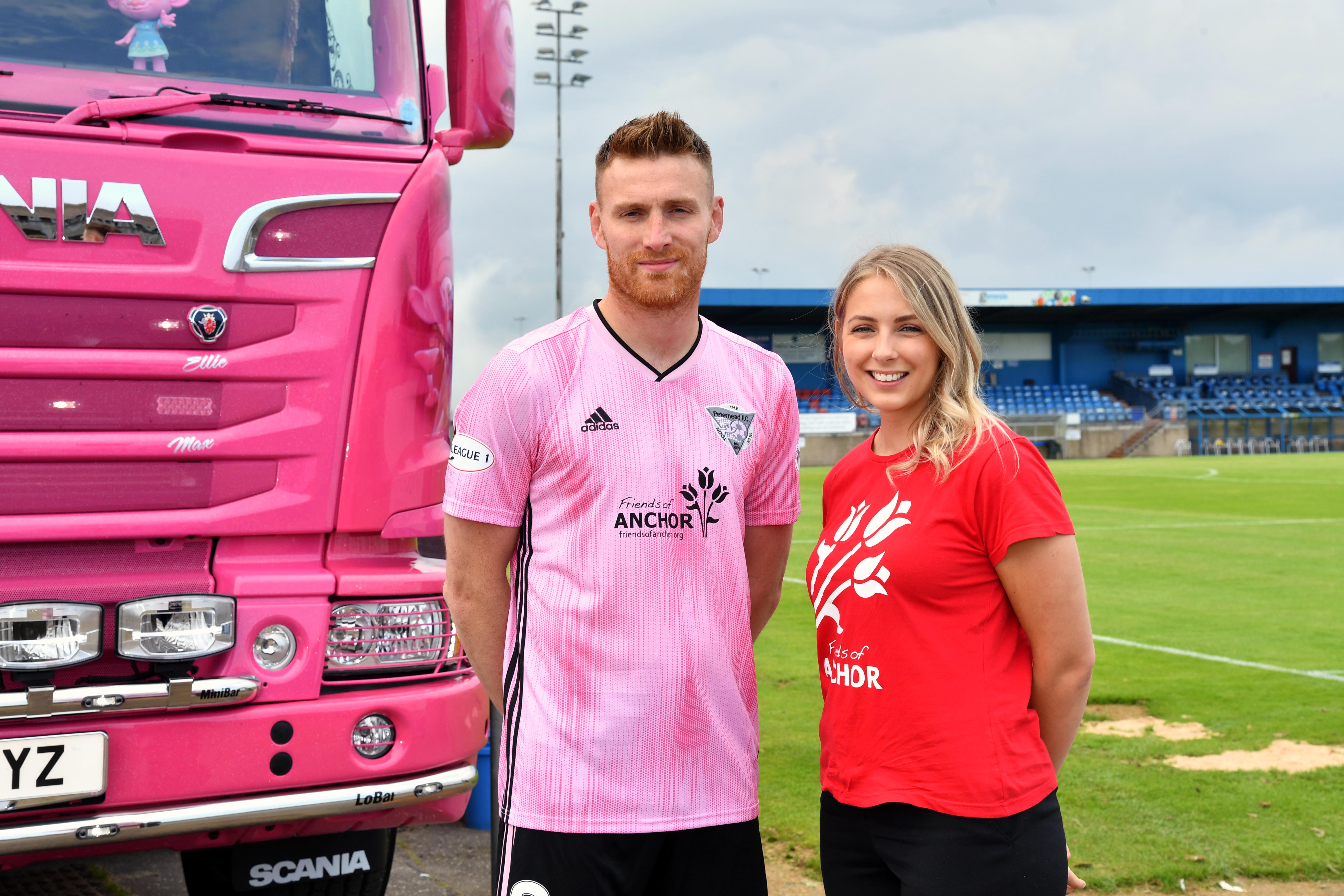 Peterhead FC donate strip advertising space to local charity