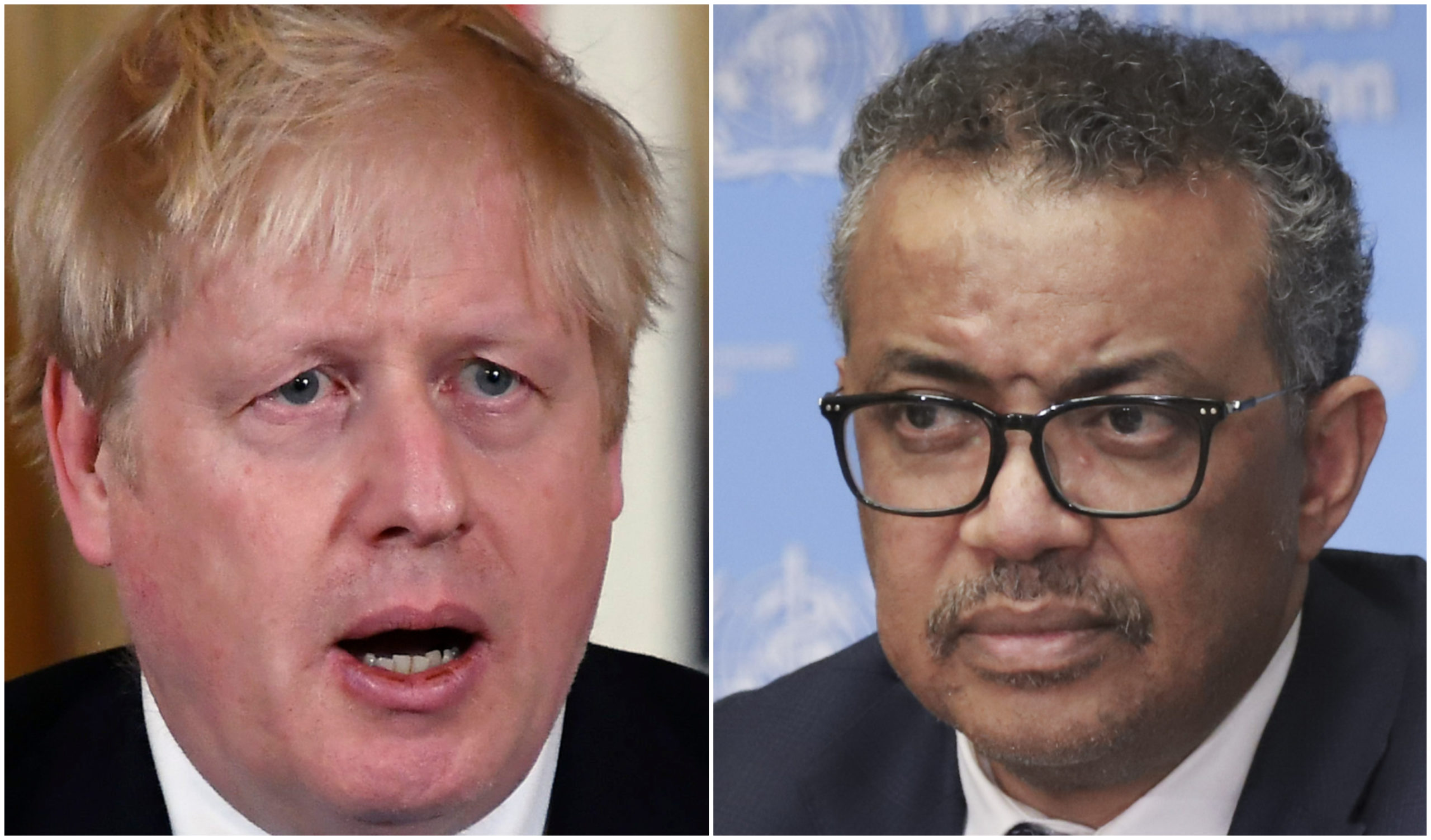 Coronavirus UK To Ramp Up Virus Preparations As Global Pandemic Declared   Boris Johnson Tedros Scaled 