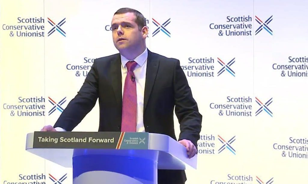 Douglas Ross Too Feart To Put Himself Before Voters In Scottish   Douglas Ross Conference 1 E1606152178624 1 E1616592907464 