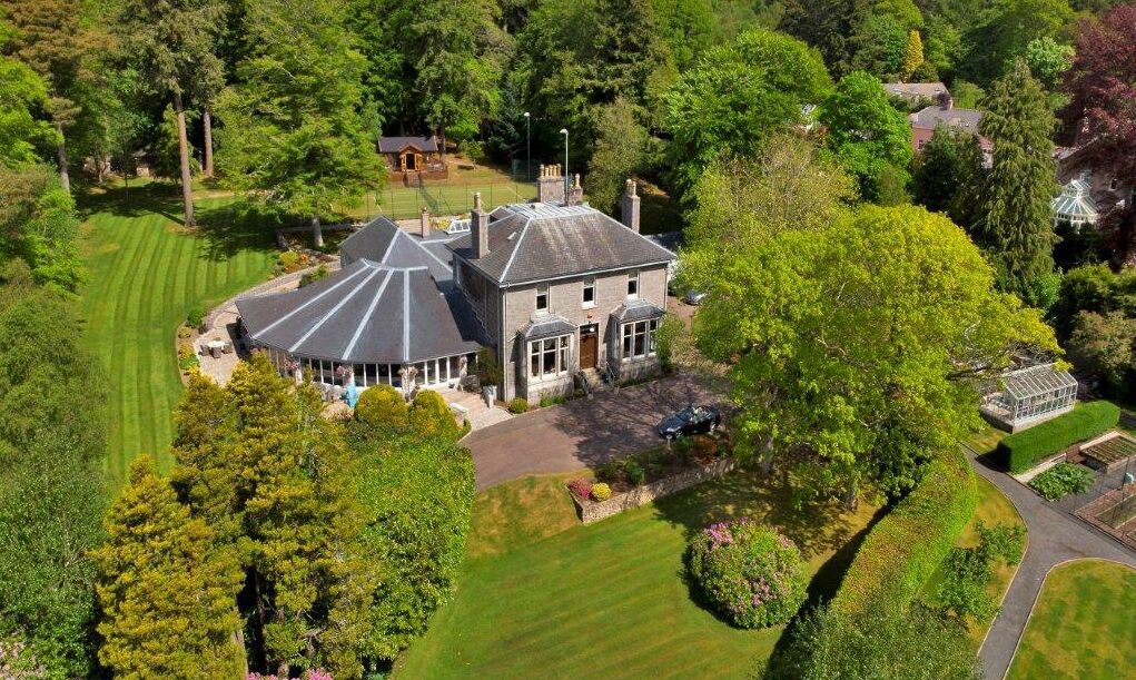 Dream home: £3m Aberdeen pad complete with swimming pool and tennis court