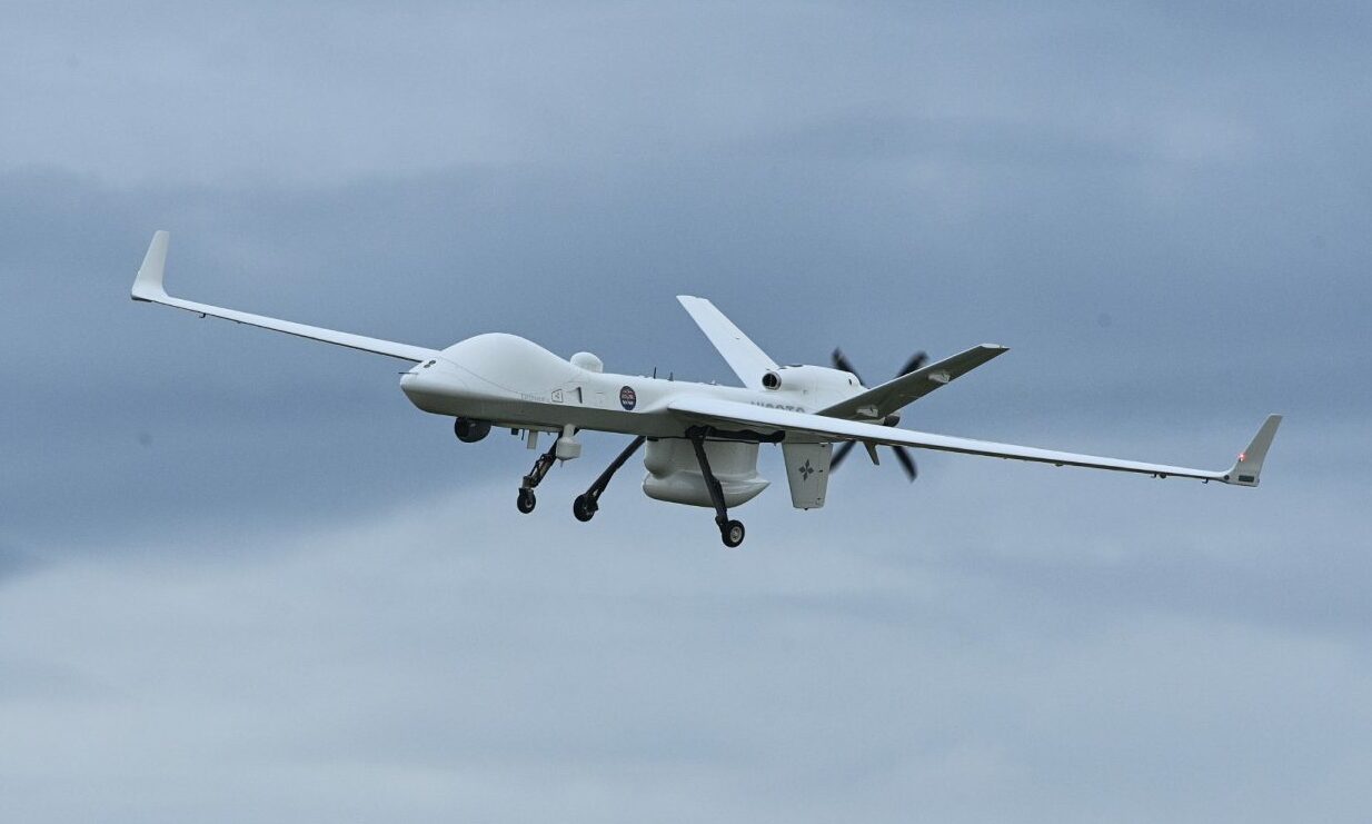 Spotted! First look at new Protector drone at RAF Lossiemouth