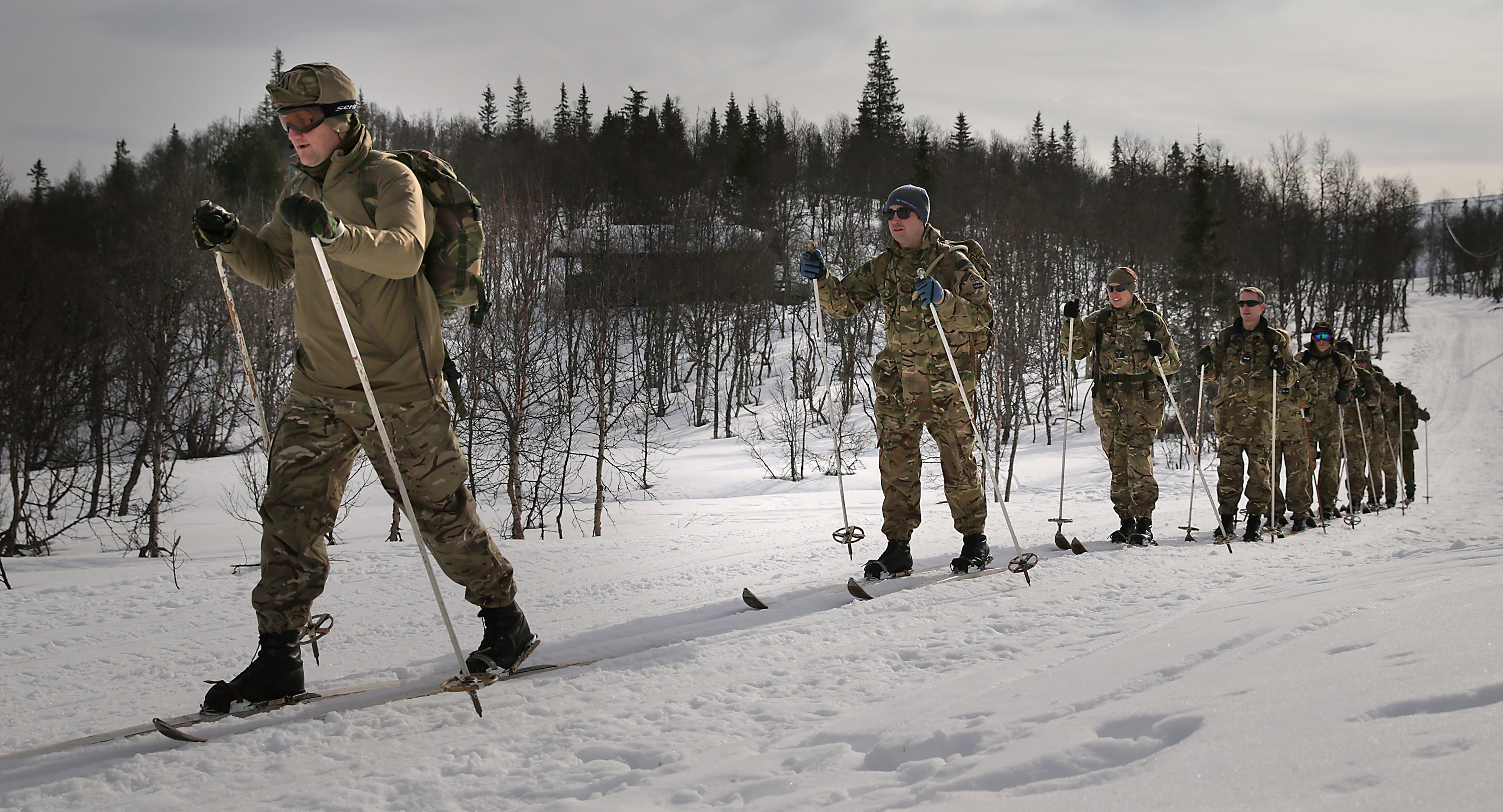 RAF Reservists battle extreme cold in Norway Wintermarch training ...