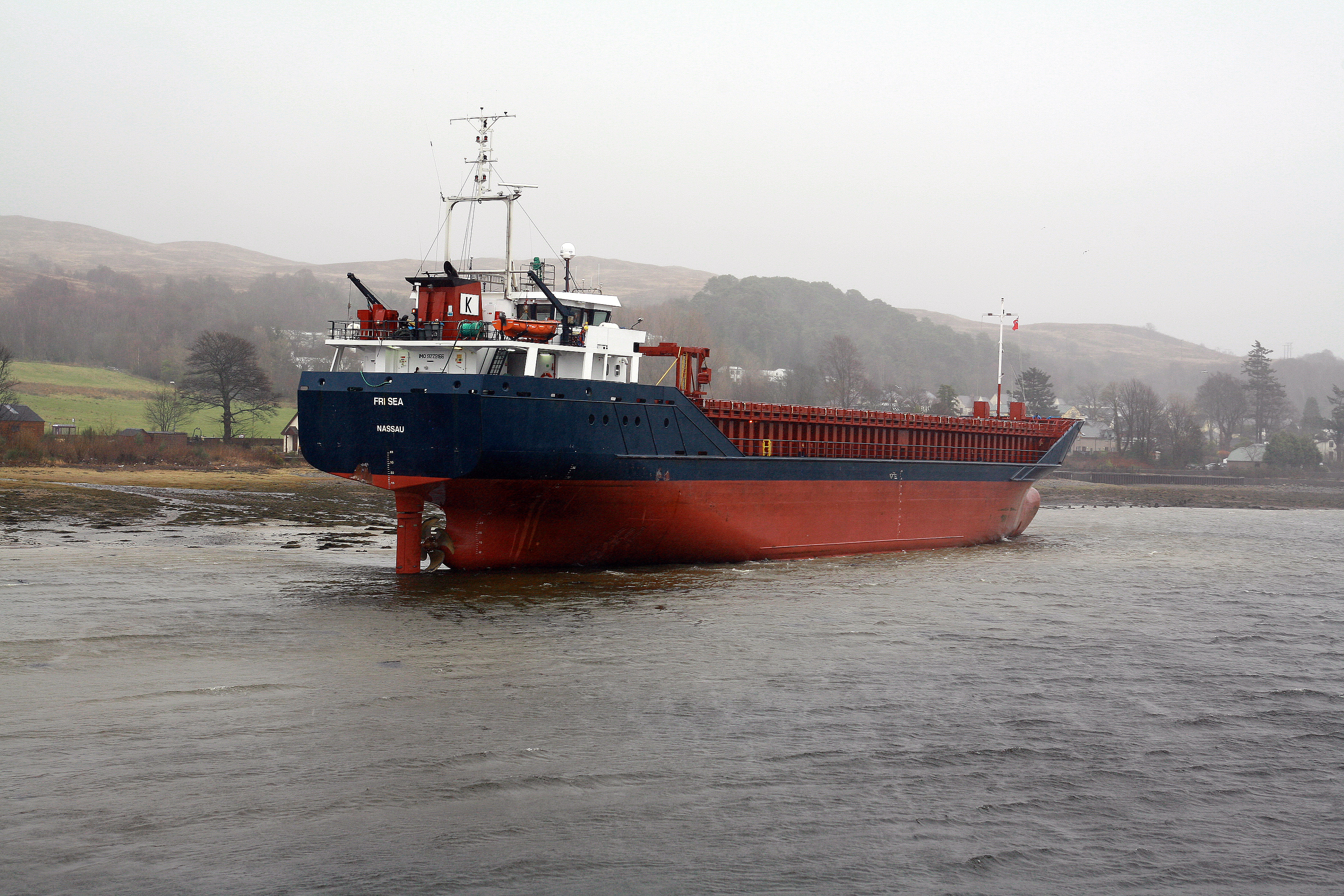 91-metre-ship-runs-aground-near-fort-william-press-and-journal