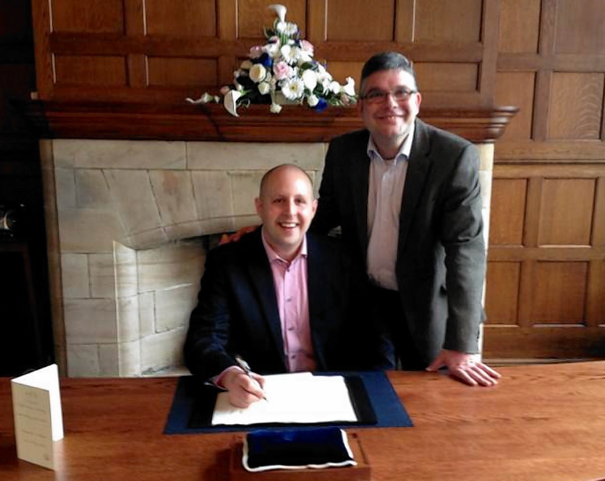 Gay Aberdeen minister gets married in secret Press and Journal