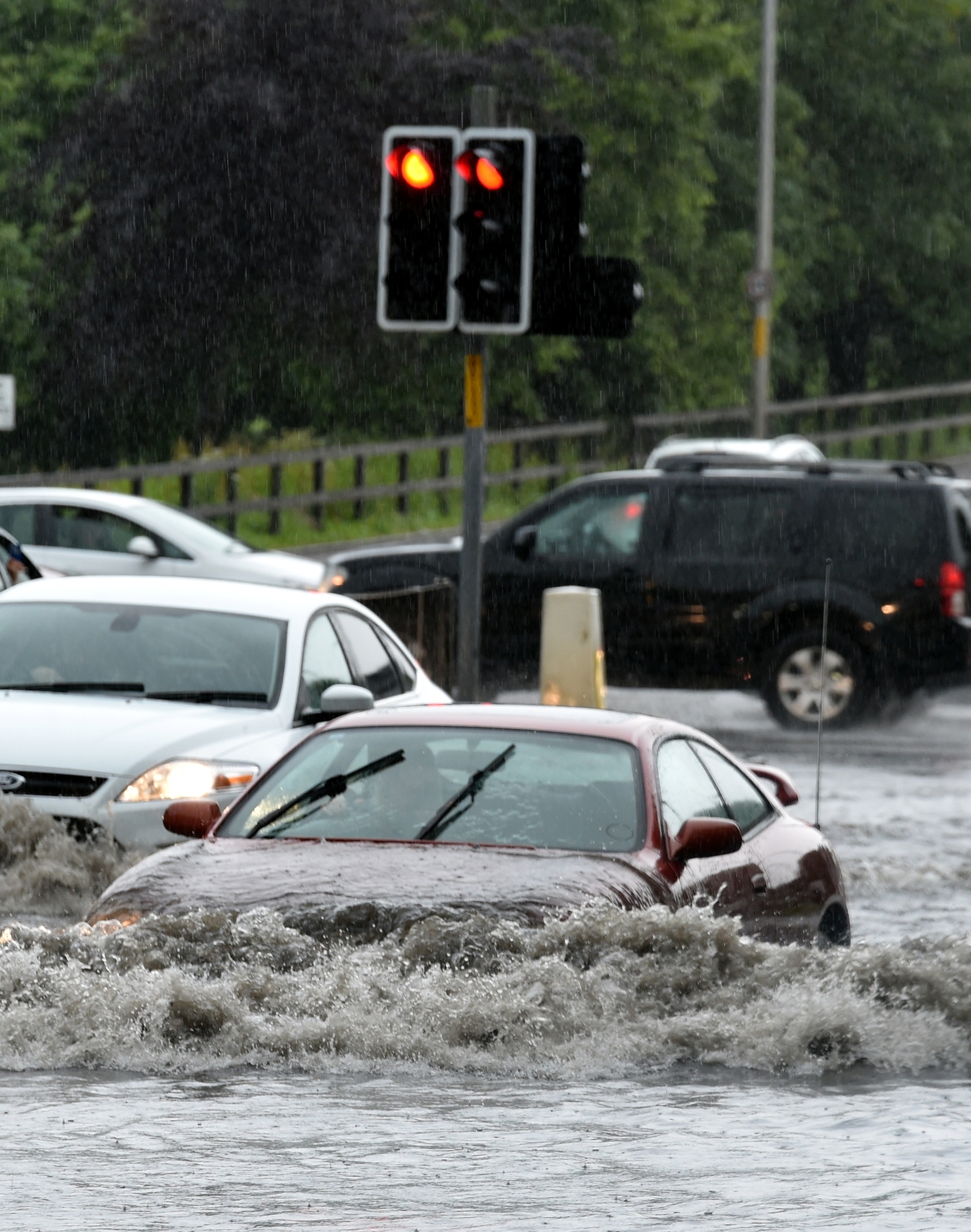 IN PICTURES: Aberdeen streets flooded as city is hit by torrential rain ...