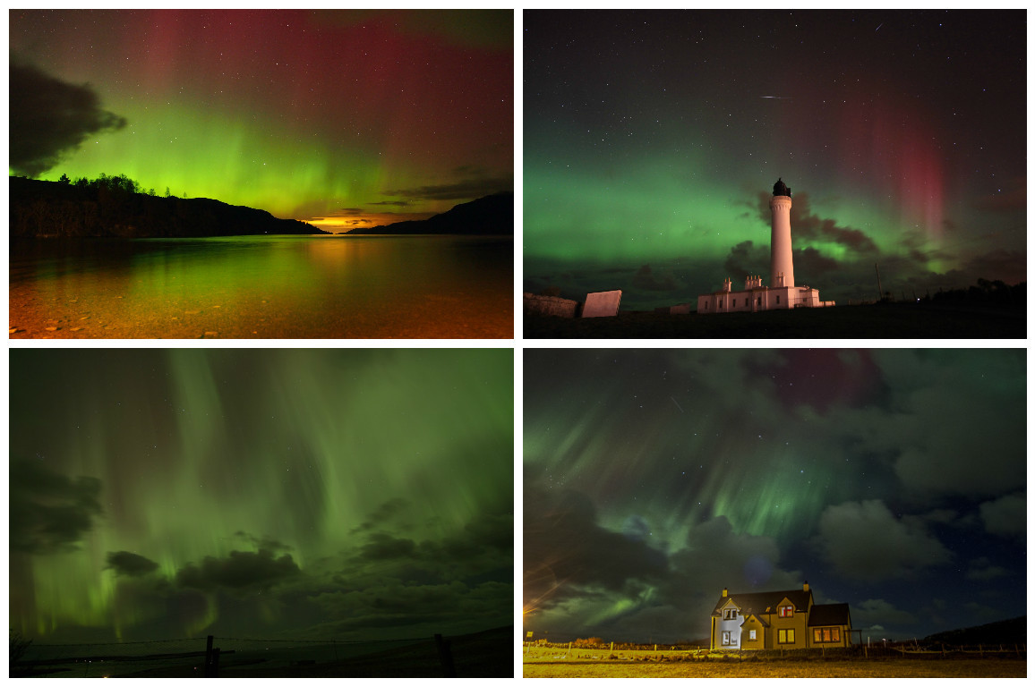 An unbelievable display of the Northern Lights last night... Here are