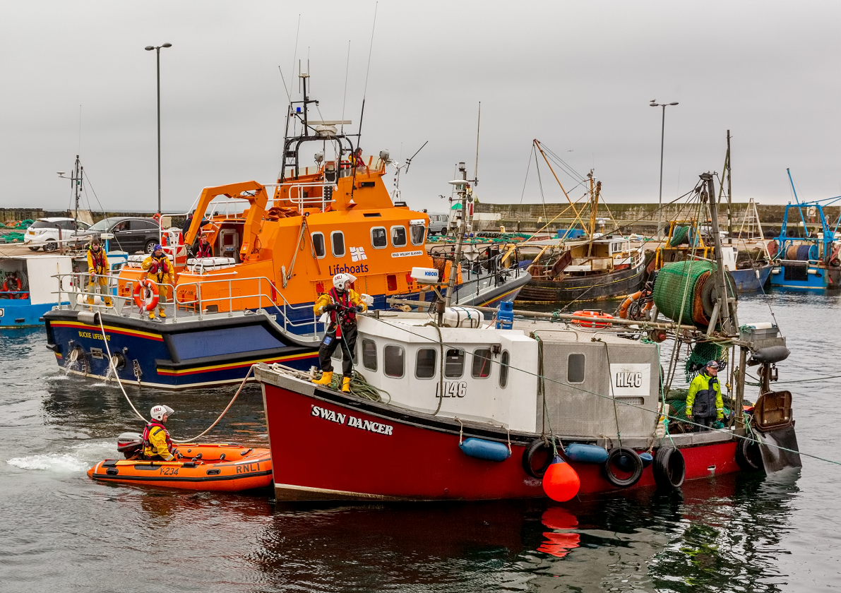 Fishing kayak, in Port Seton, East Lothian