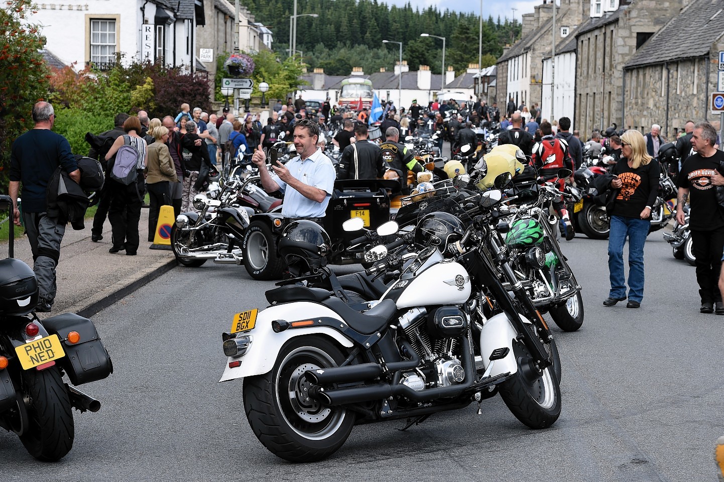 Thunder in the Glens 4,000 Harley Davidson bikers take to Scotland's