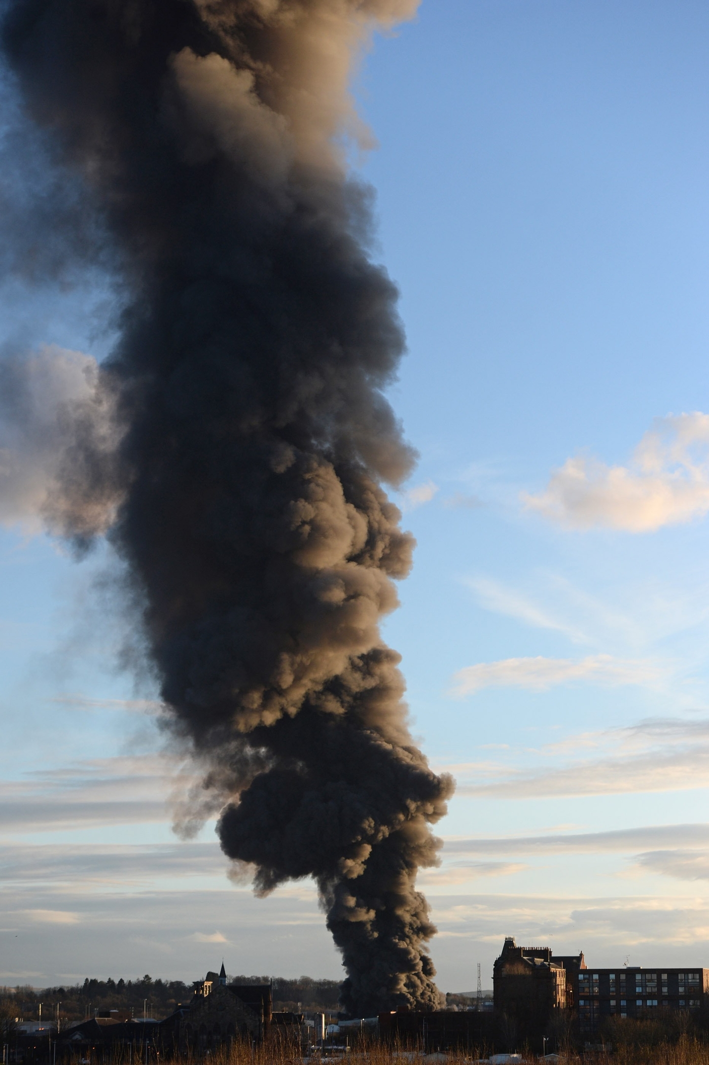 VIDEO: Firefighters tackle scrapyard blaze near Ibrox Stadium | Press ...