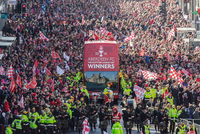 Aberdeen urged to paint the town red and white ahead of Scottish Cup Final