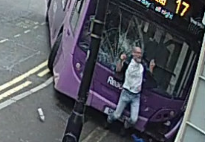 VIDEO: Man Knocked Down By Bus In Horrifying Smash Miraculously ...