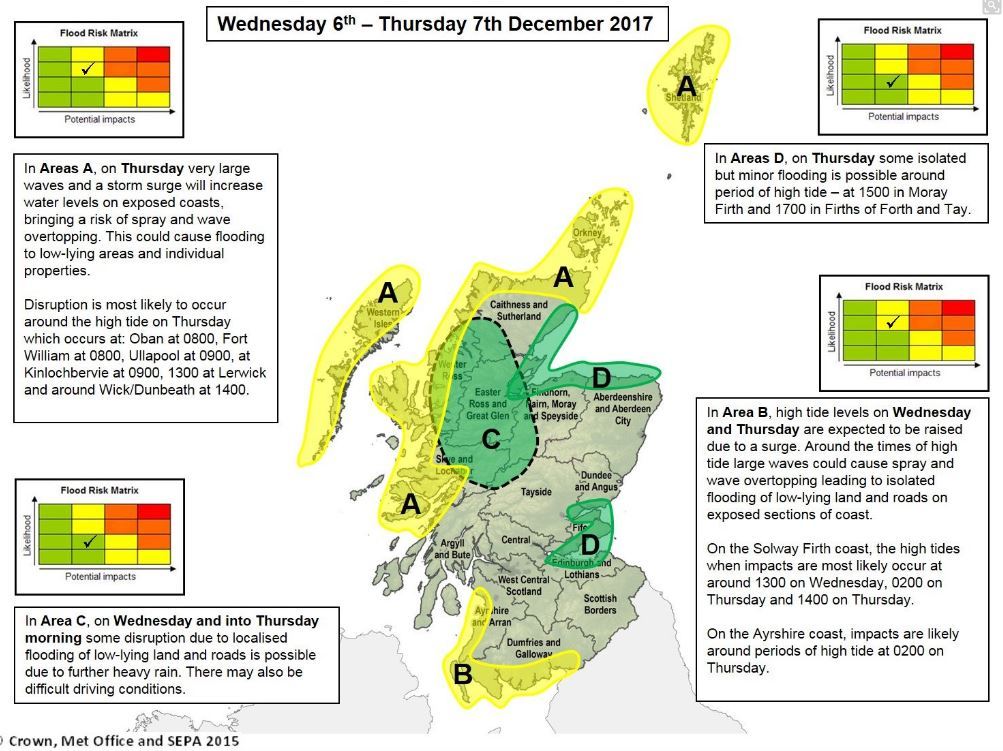 Storm Caroline: High tide could flood Dundee city centre at rush-hour ...