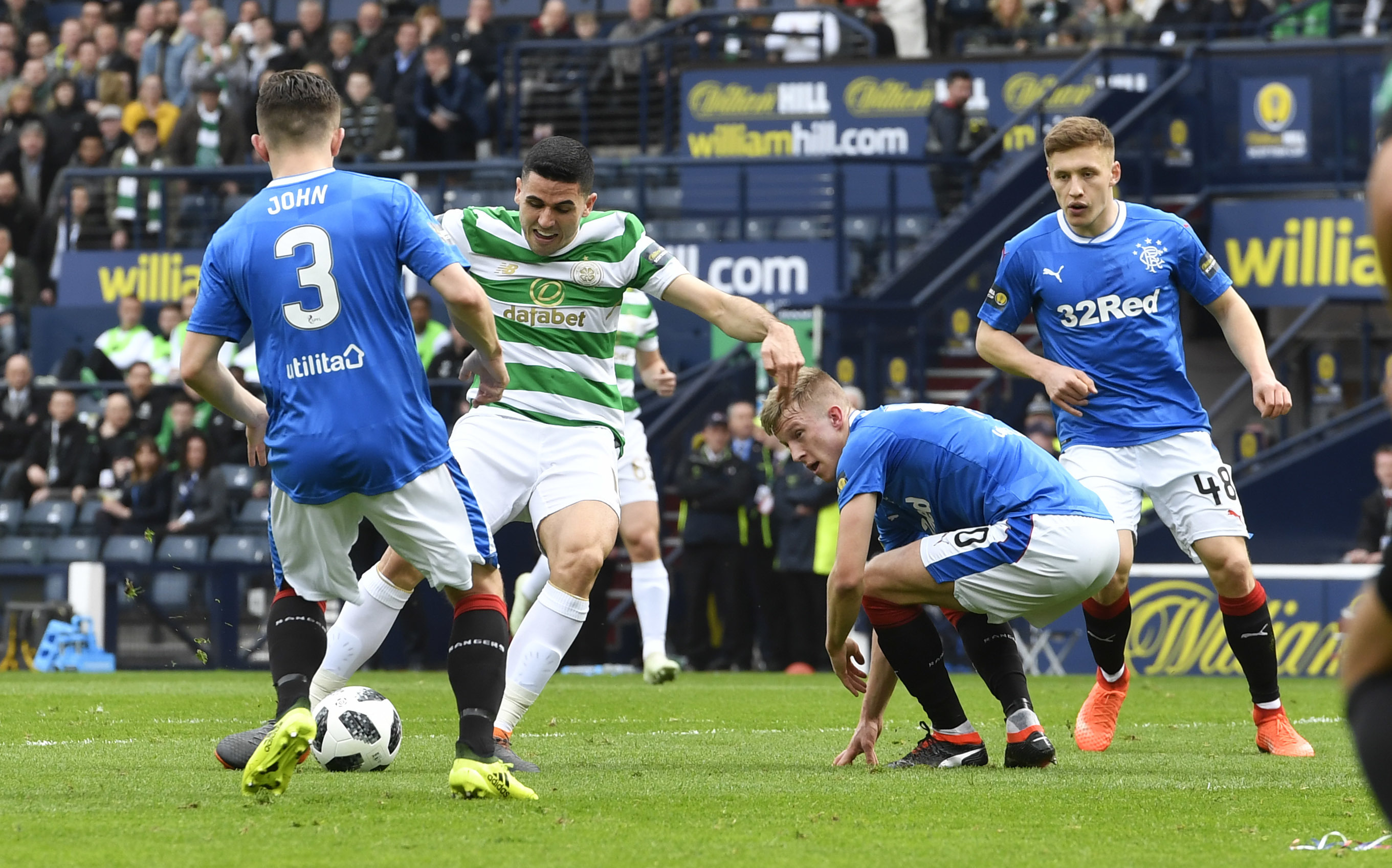 Celtic stroll to Scottish Cup final after emphatic 4-0 win over O** F*** rivals Rangers