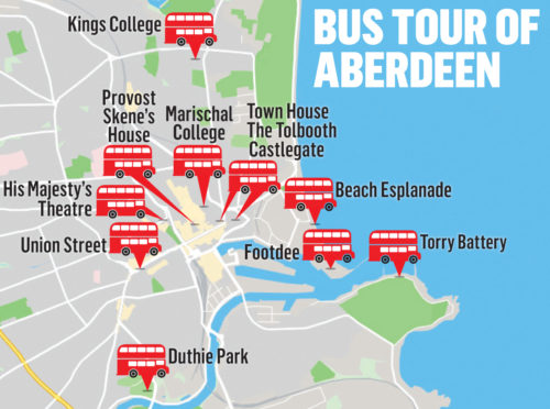 red bus tour aberdeen