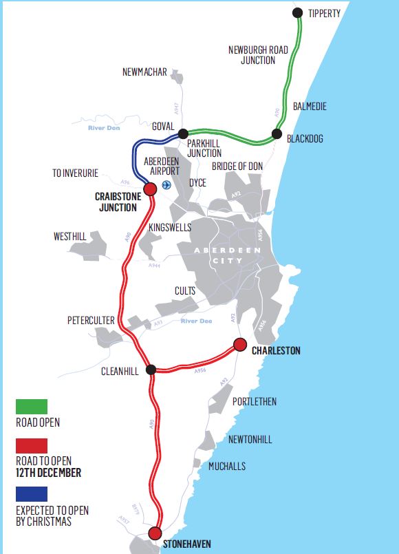 Road closures announced as new section of AWPR opens | Press and Journal