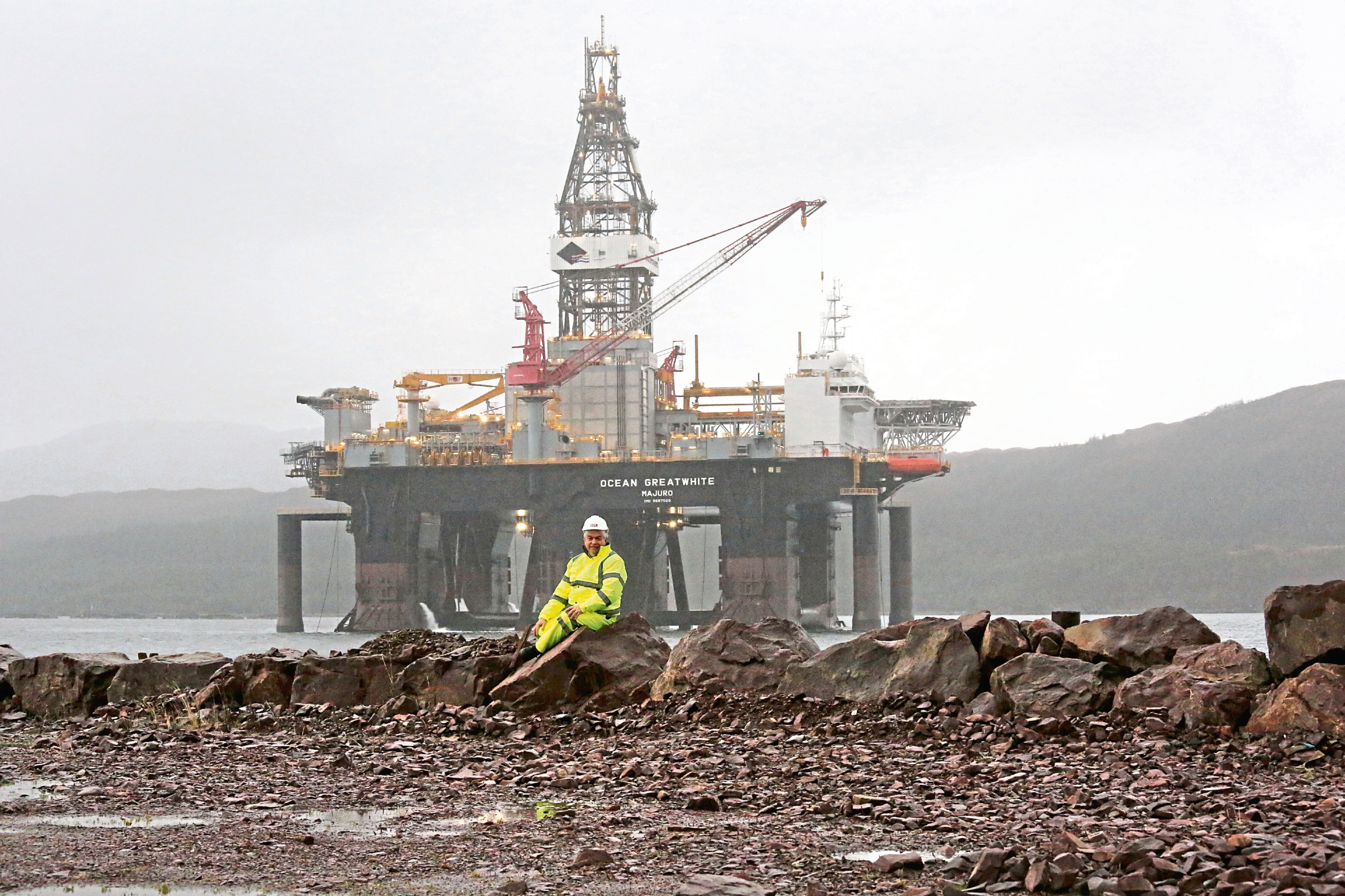 The Worlds Largest Semi Submersible Drilling Rig Arrives In The Highlands