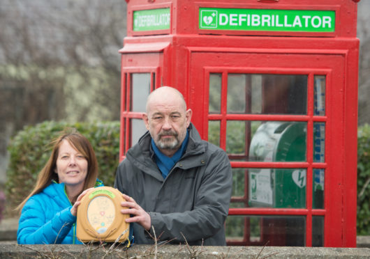 Discontinued Phone Boxes In A Moray Village Transformed Into - discontinued phone boxes in a moray village transformed !   into lifesavers