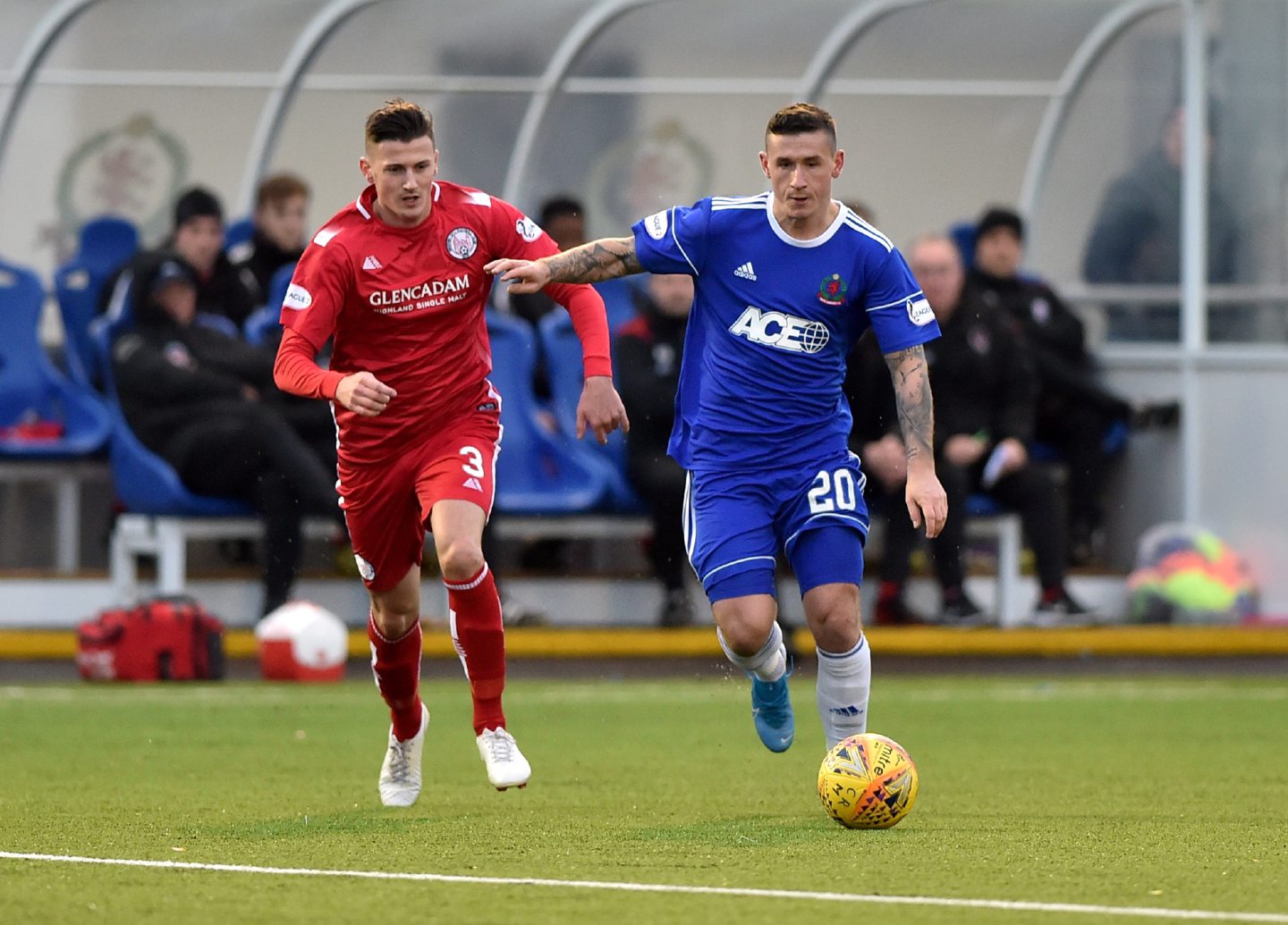 Fraser Aird leaves Cove after gesture during Celtic v Rangers clash