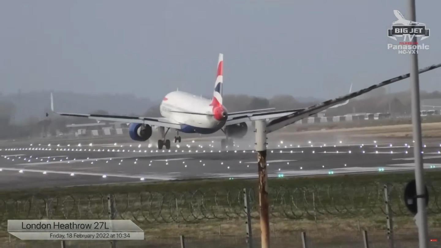 Big Jet TV shows Aberdeen flight landing at Heathrow Airport