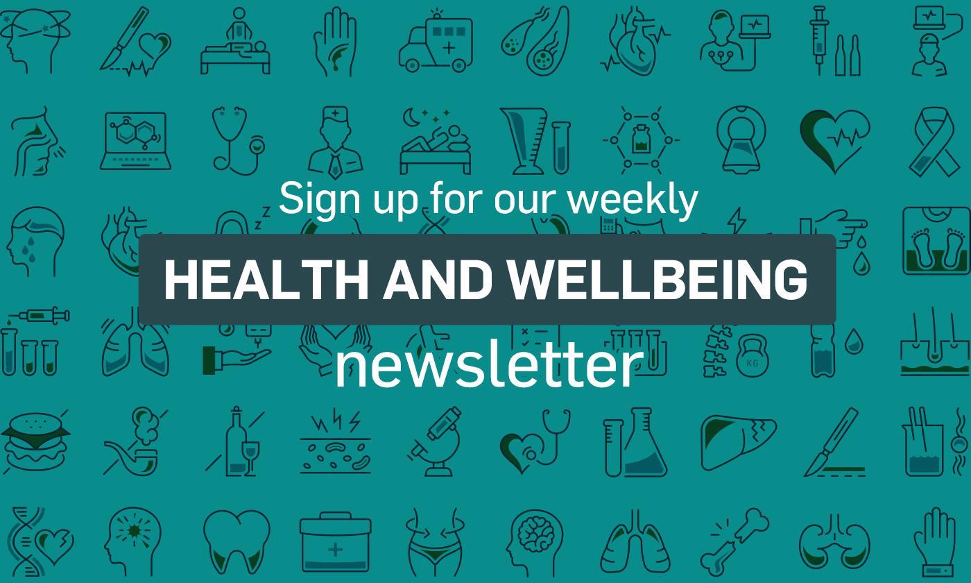 Here's how to sign up to our health and wellbeing newsletter