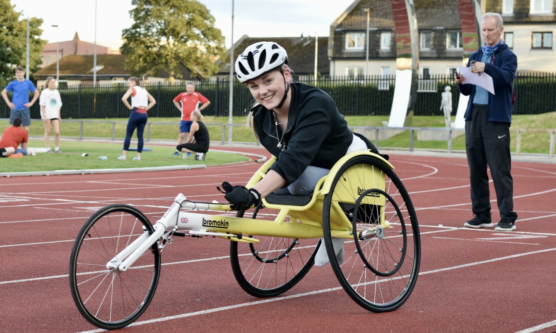 Joanna Robertson: wheelchair racing at Aberdeen AAC