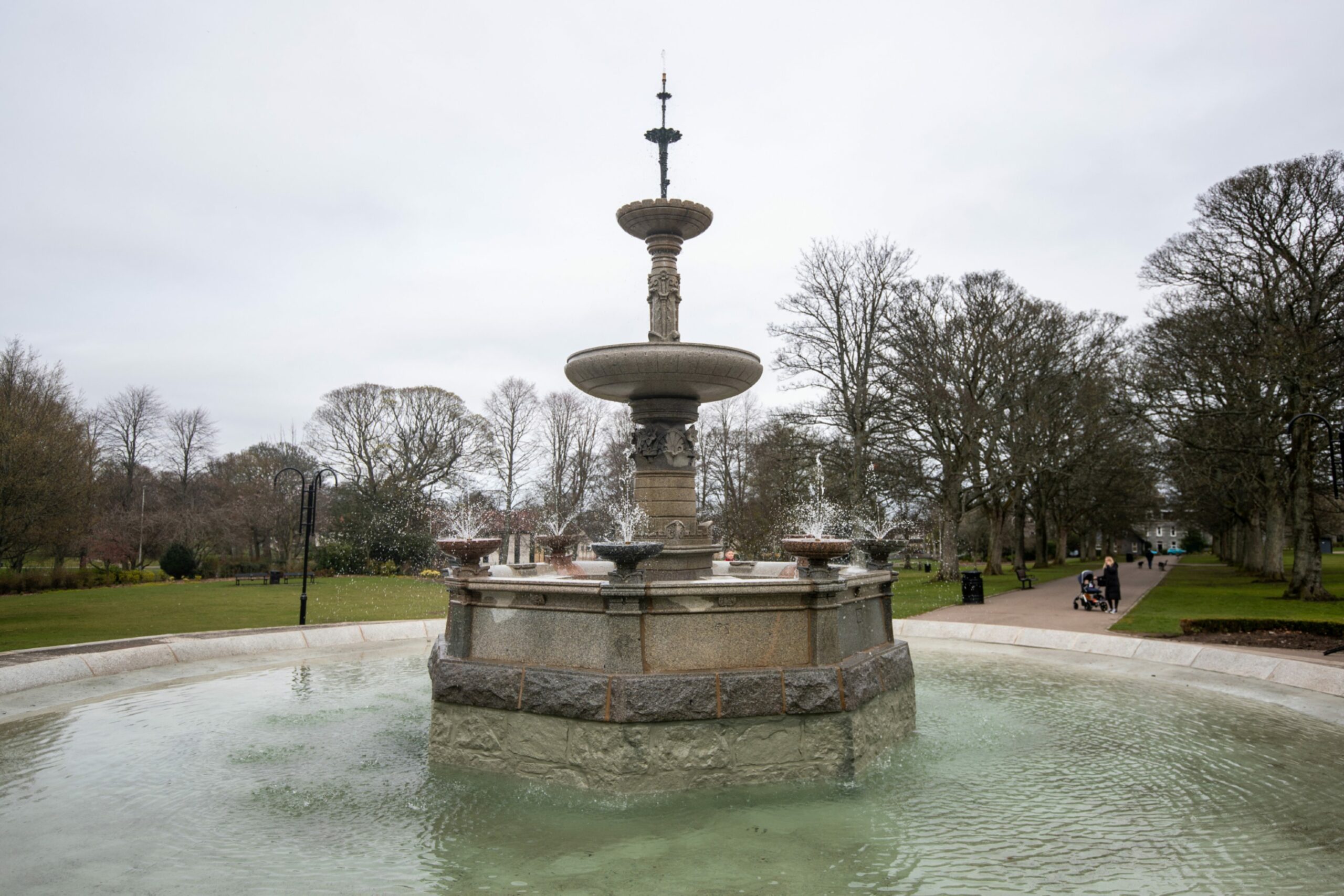 Aberdeen's Victoria Park fountain back in full flow after £137k restoration