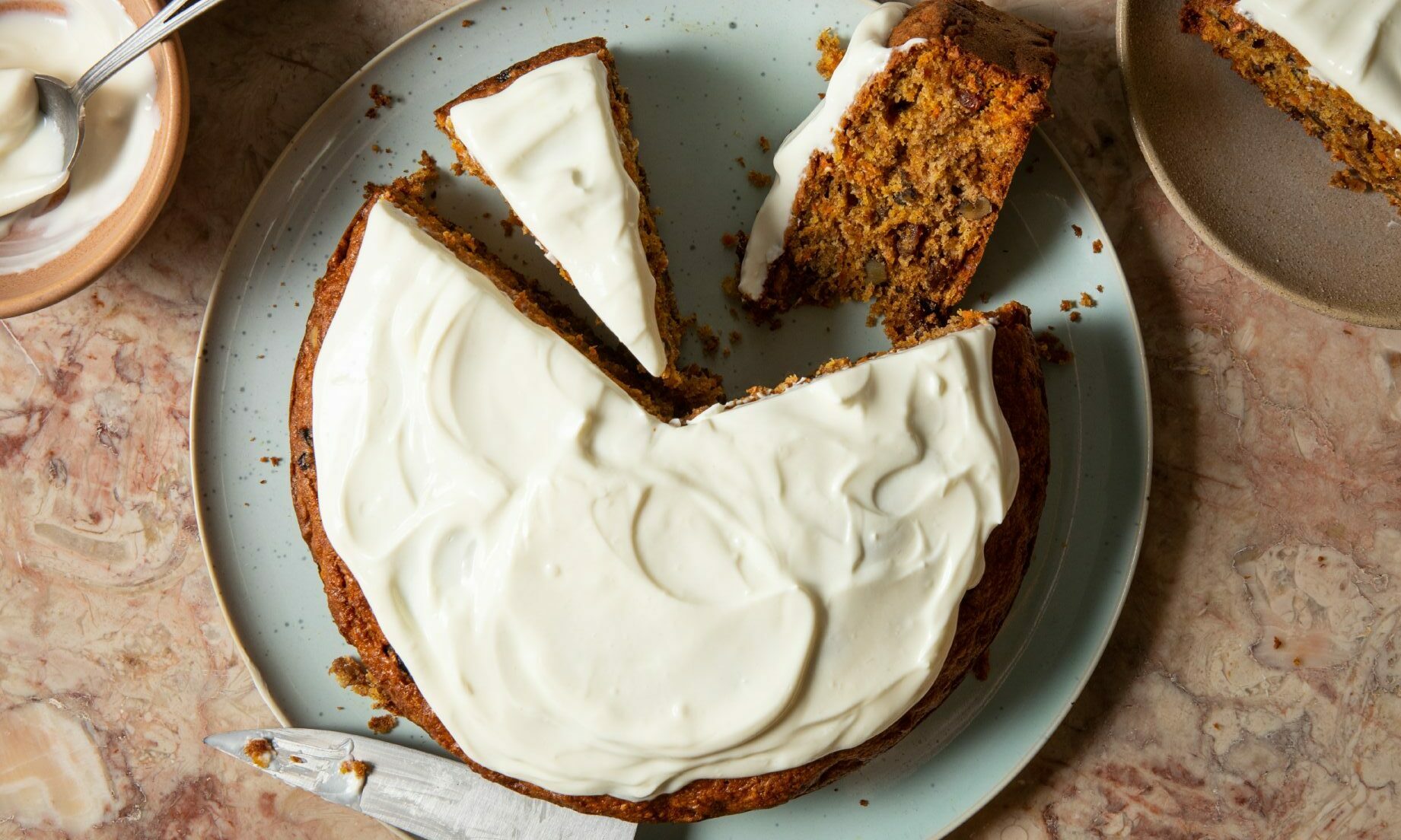 Lower-calorie carrot cake recipe from The Hairy Bikers new book