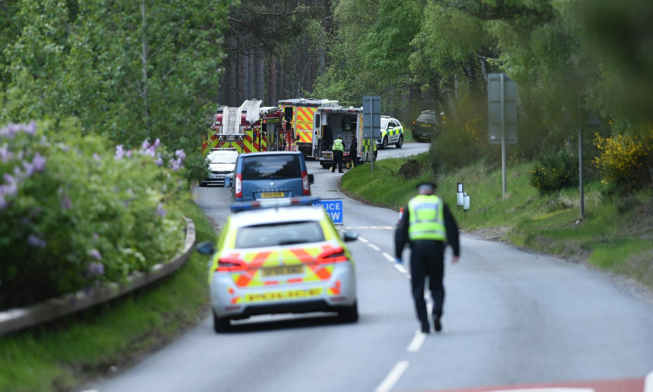 Man dies and woman seriously injured following one-car crash near ...