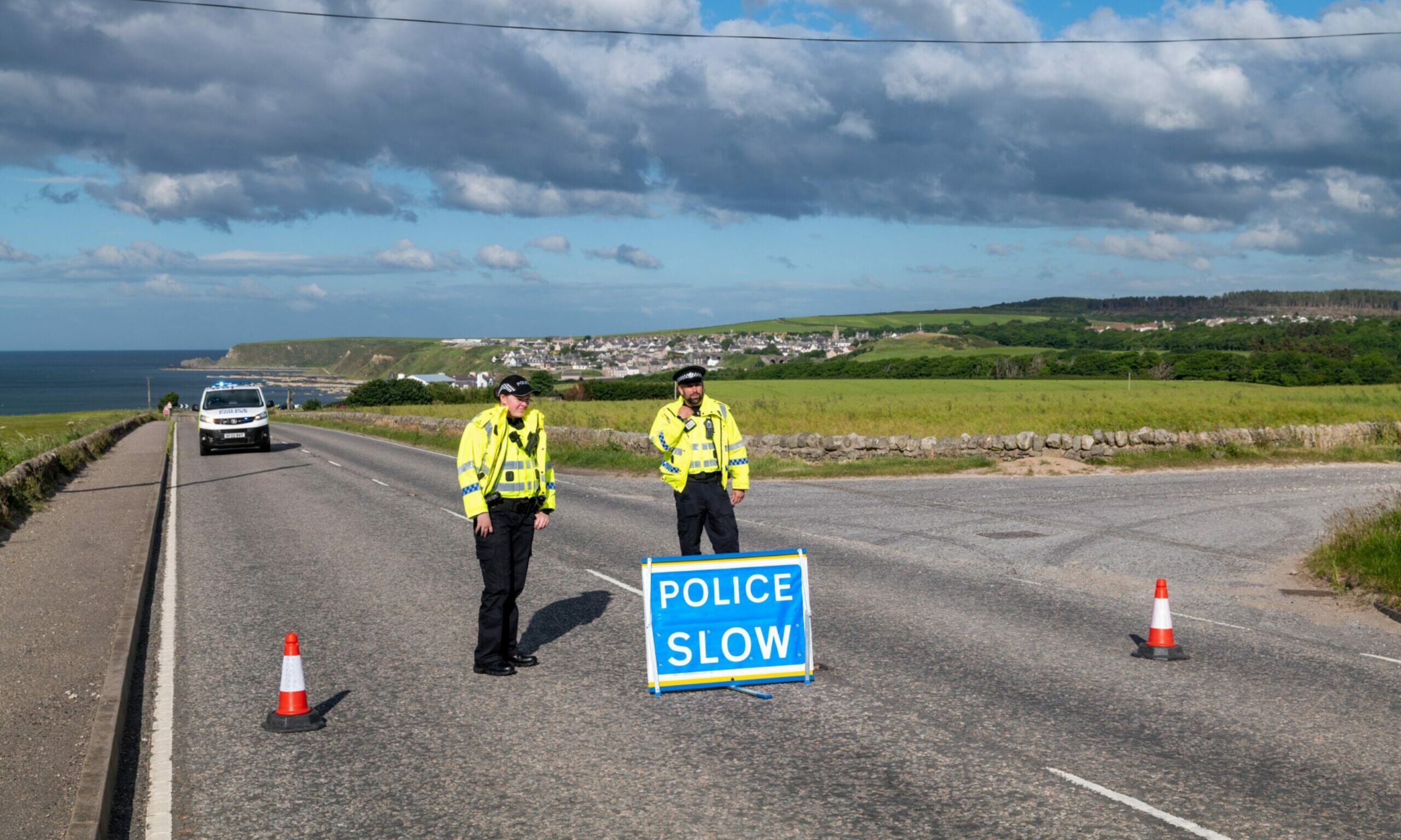 Man airlifted to hospital following one vehicle crash on A98 near