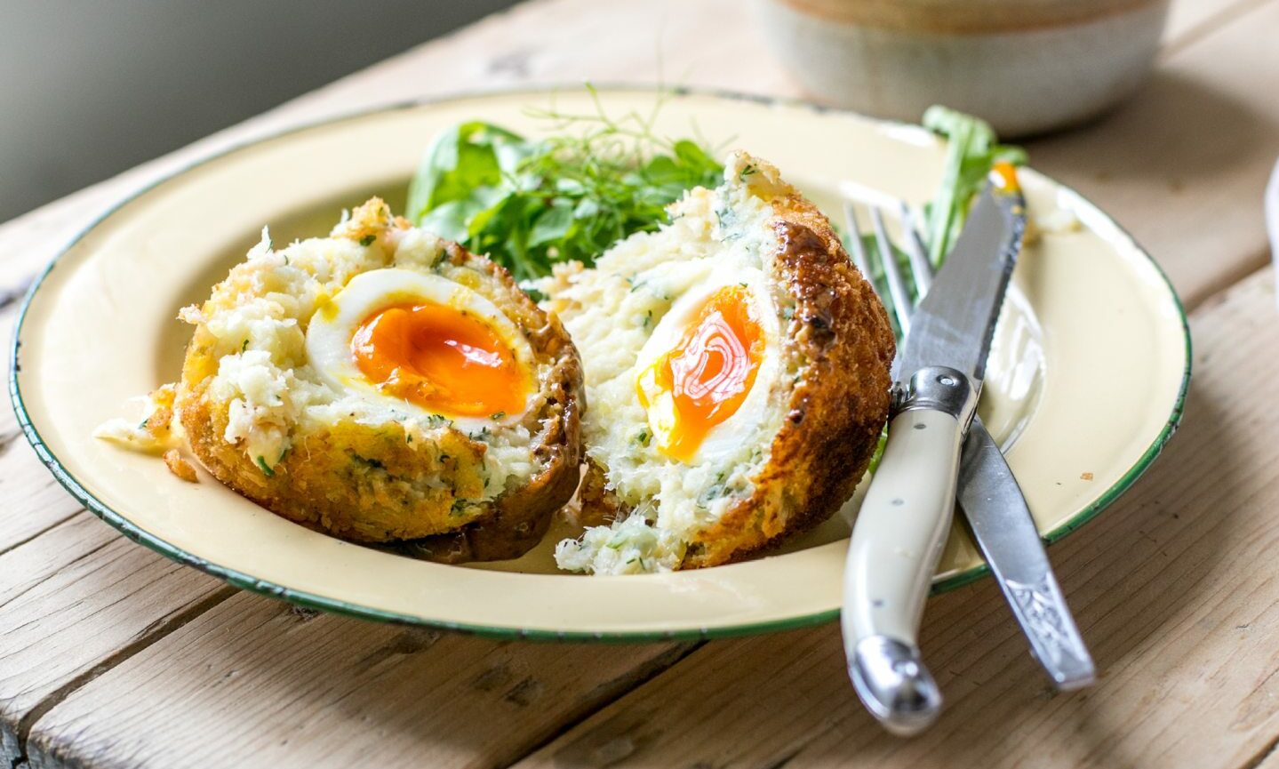 Recipe: Smoked haddock, rich yolk Scotch egg