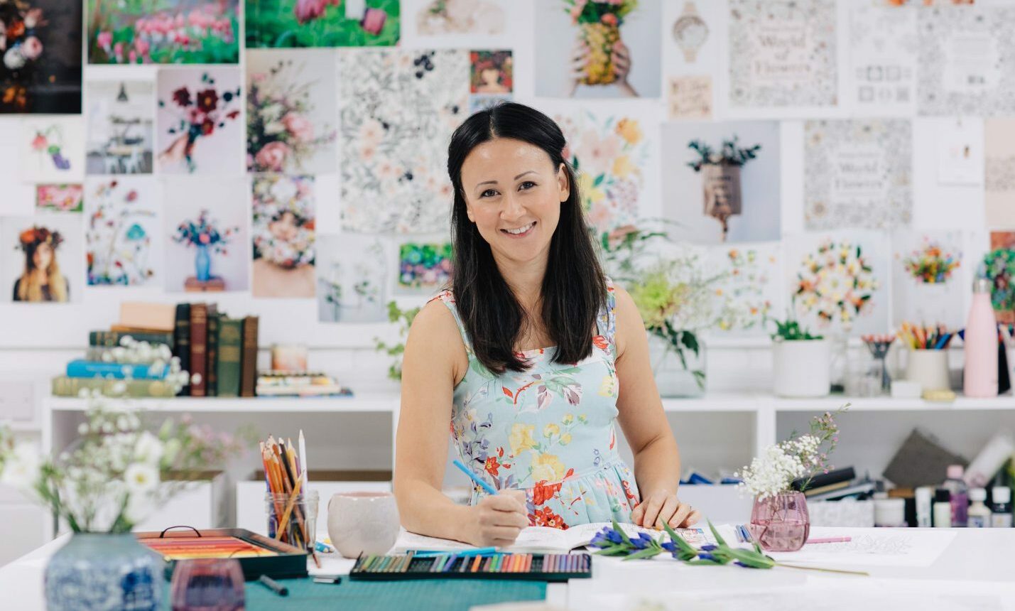 Aberdeenshire artist Johanna Basford overcame imposter syndrome