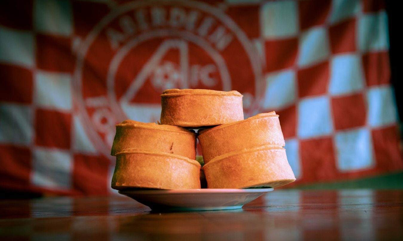 The making of the Aberdeen Football Club's Pittodrie pie