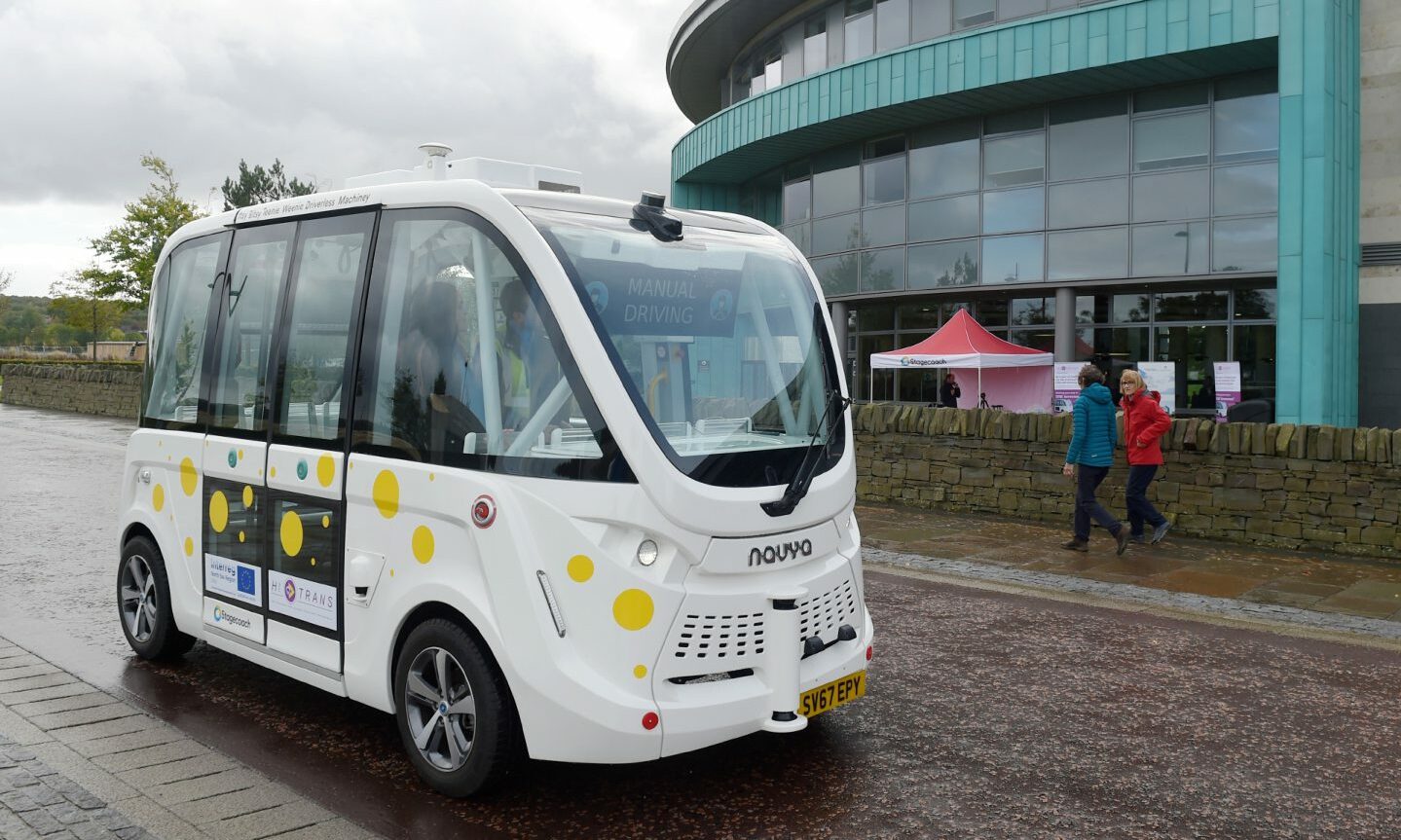 Driverless Bus In Inverness Driving Less Due To A Technical Problem