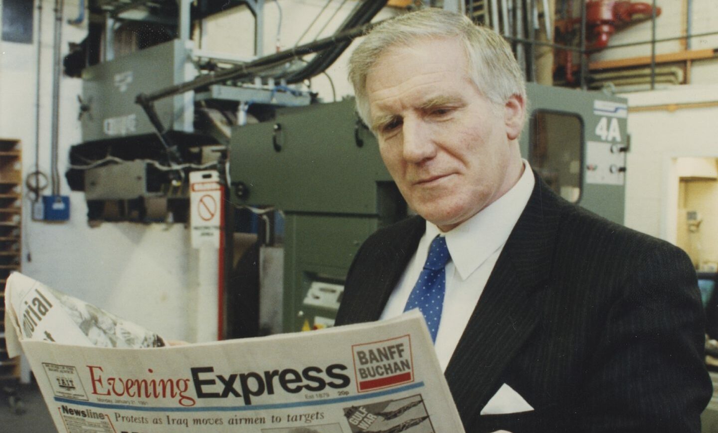 Dick Williamson, Aberdeen Evening Express editor dies age 86