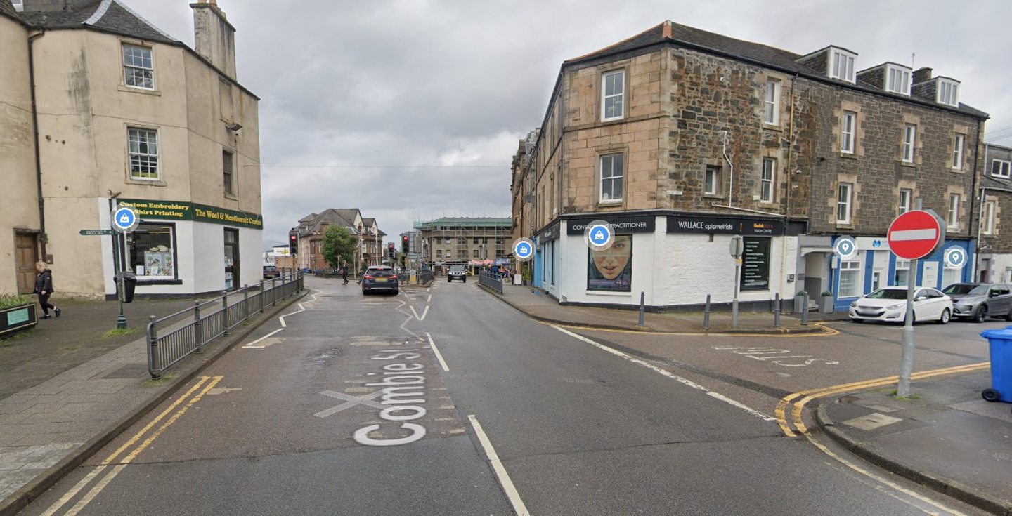 Man taken to hospital following crash involving motorbike and car in Oban