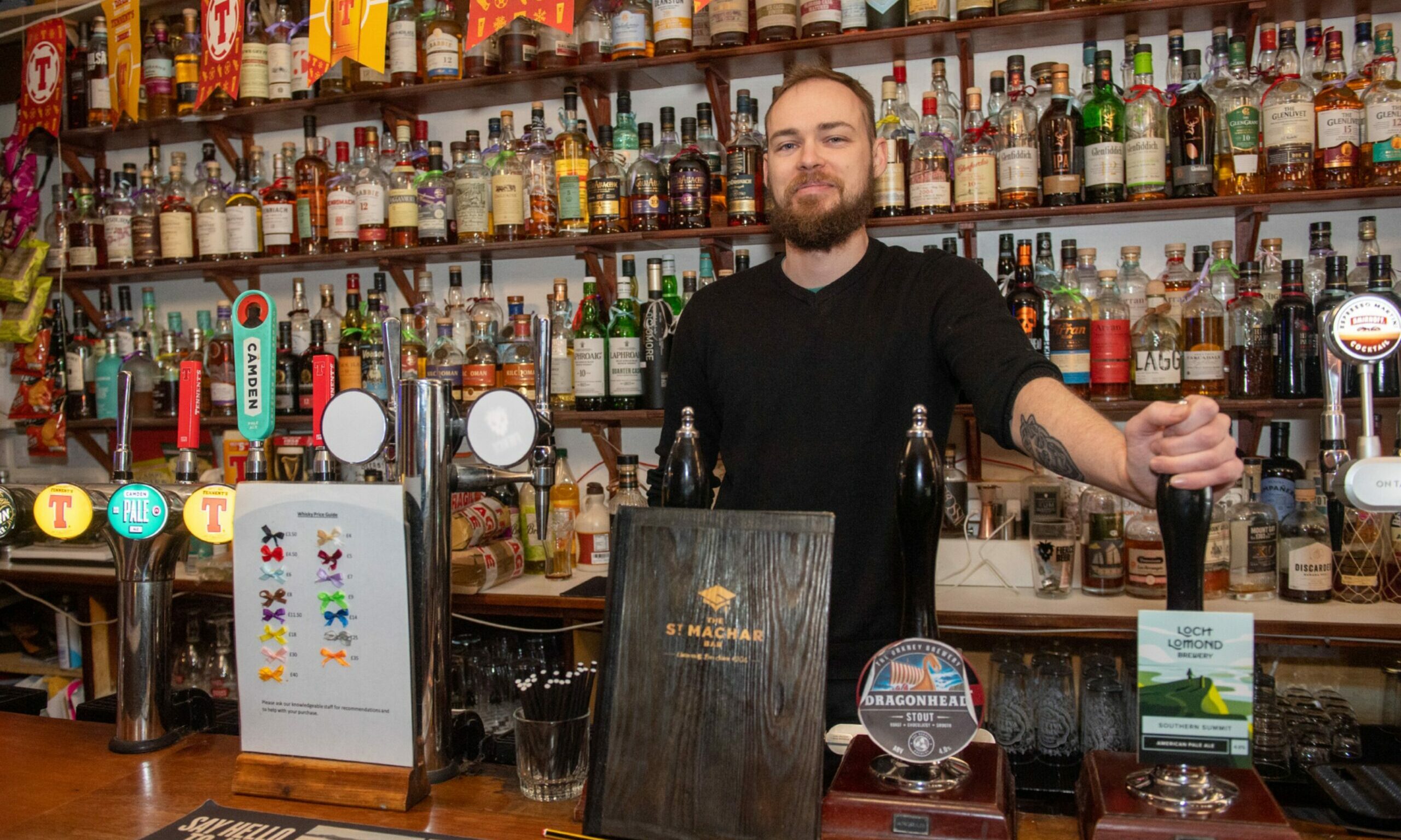 St Machar Bar: Aberdeen pub busier with cruise ship tourists