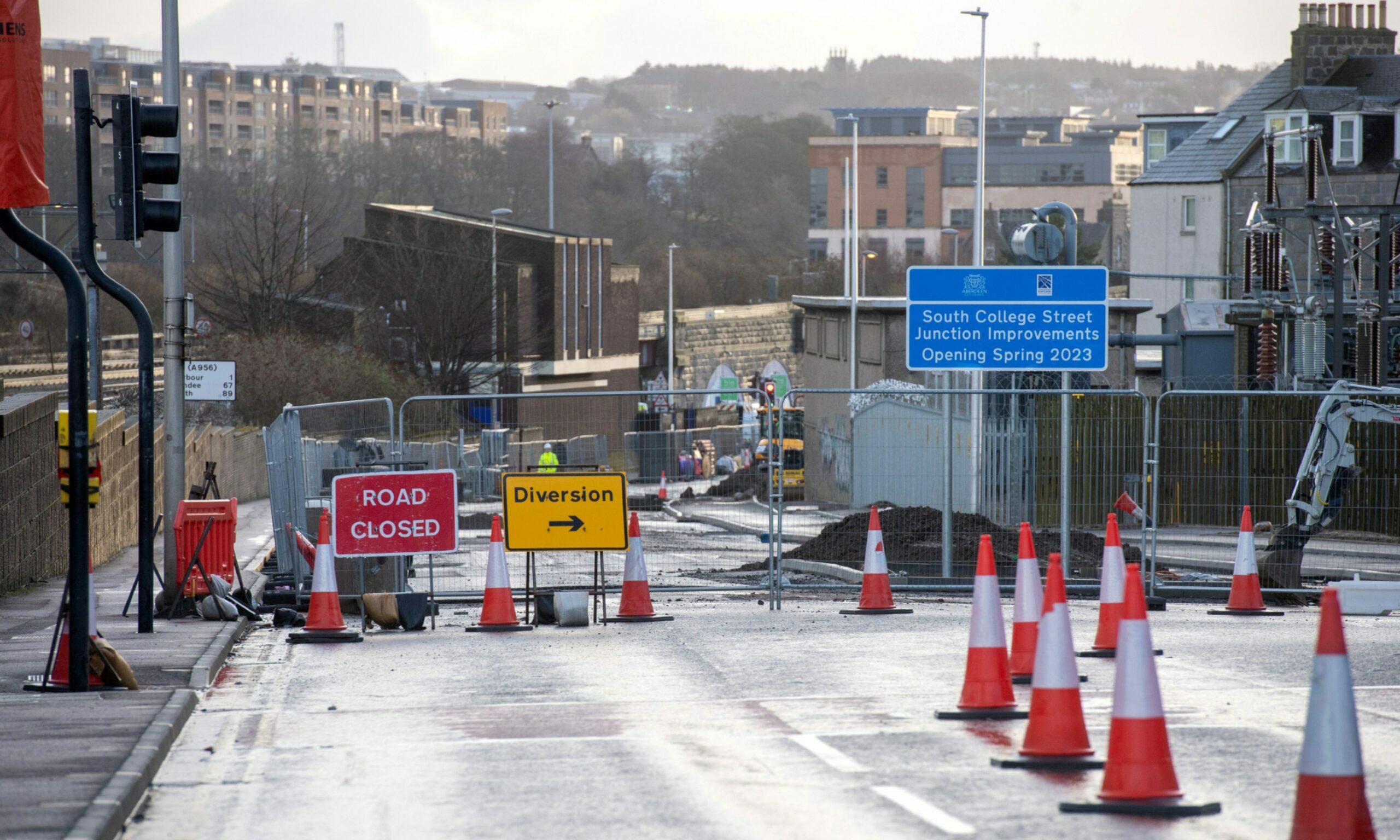 South College Street Roadworks and closures next month