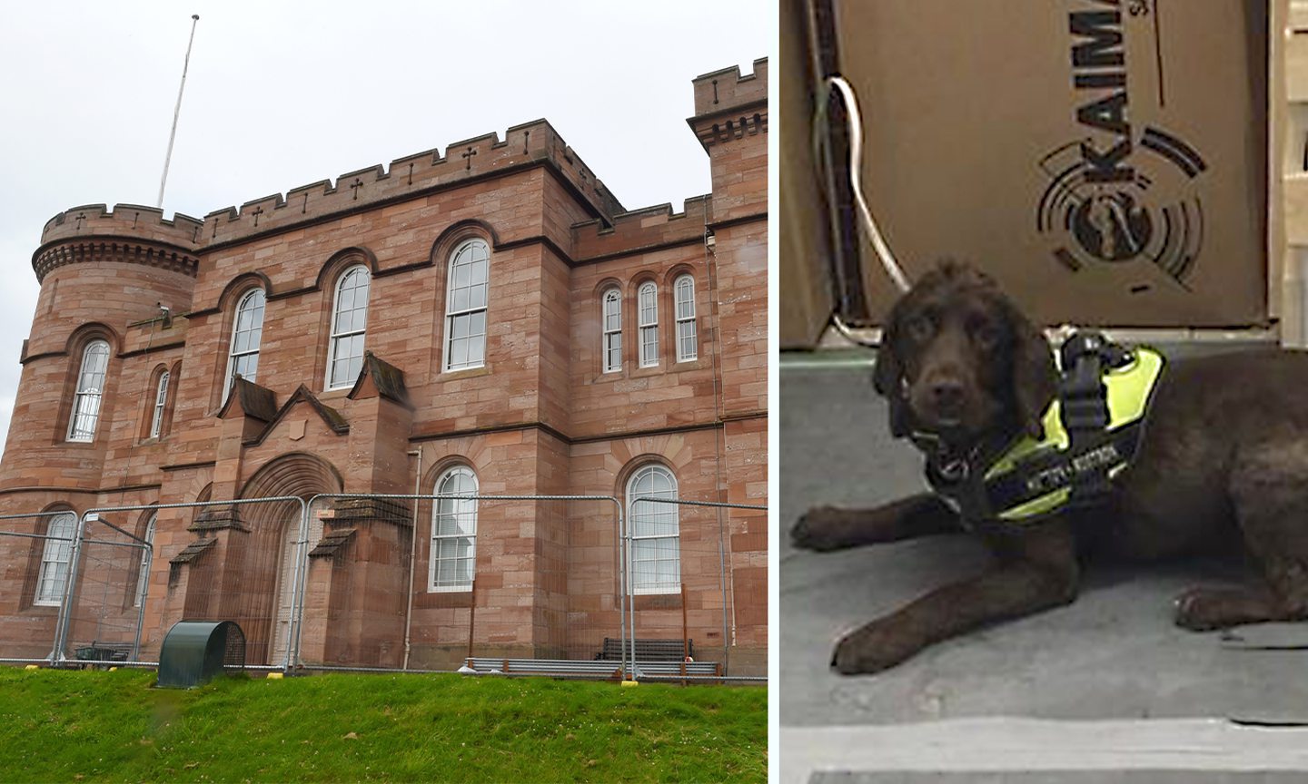 are dogs allowed in inverness castle