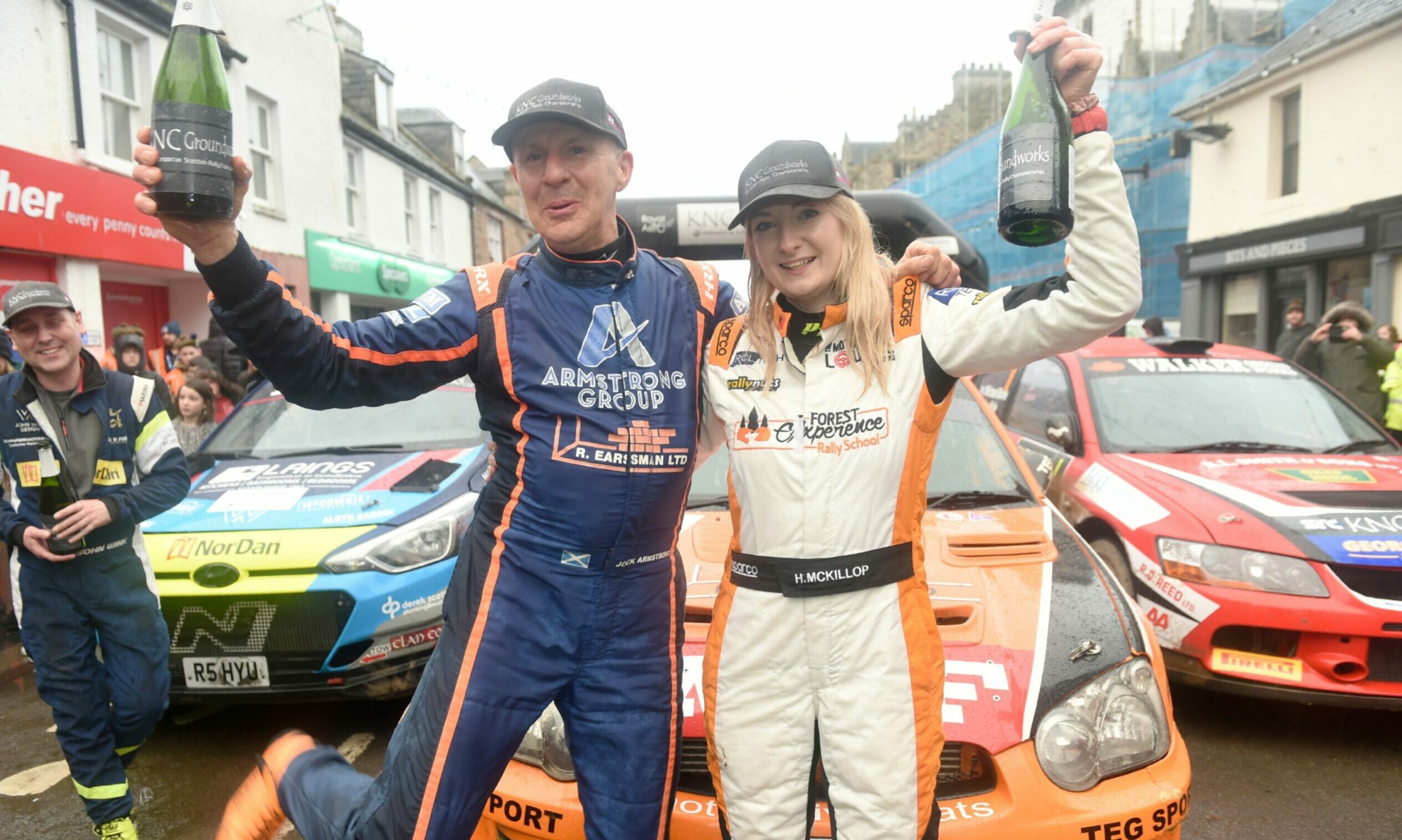 Castle Douglas driver Jock Armstrong wins Snowman Rally for the third time