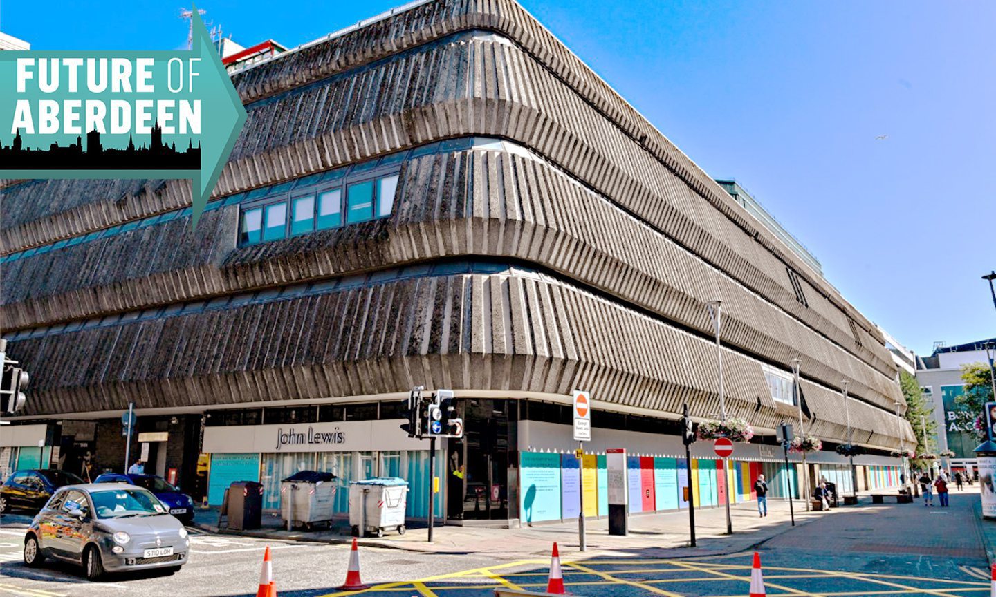 John Lewis building in Aberdeen under offer