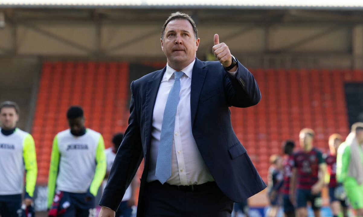 Malky Mackay credits Ross County’s calmness in relegation battle after win over Dundee United moves them off bottom spot