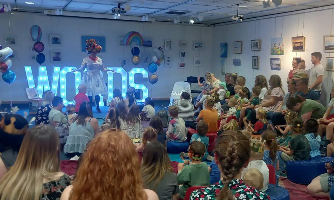 Parents pack Elgin Library for Miss Lossie Mouth drag queen show