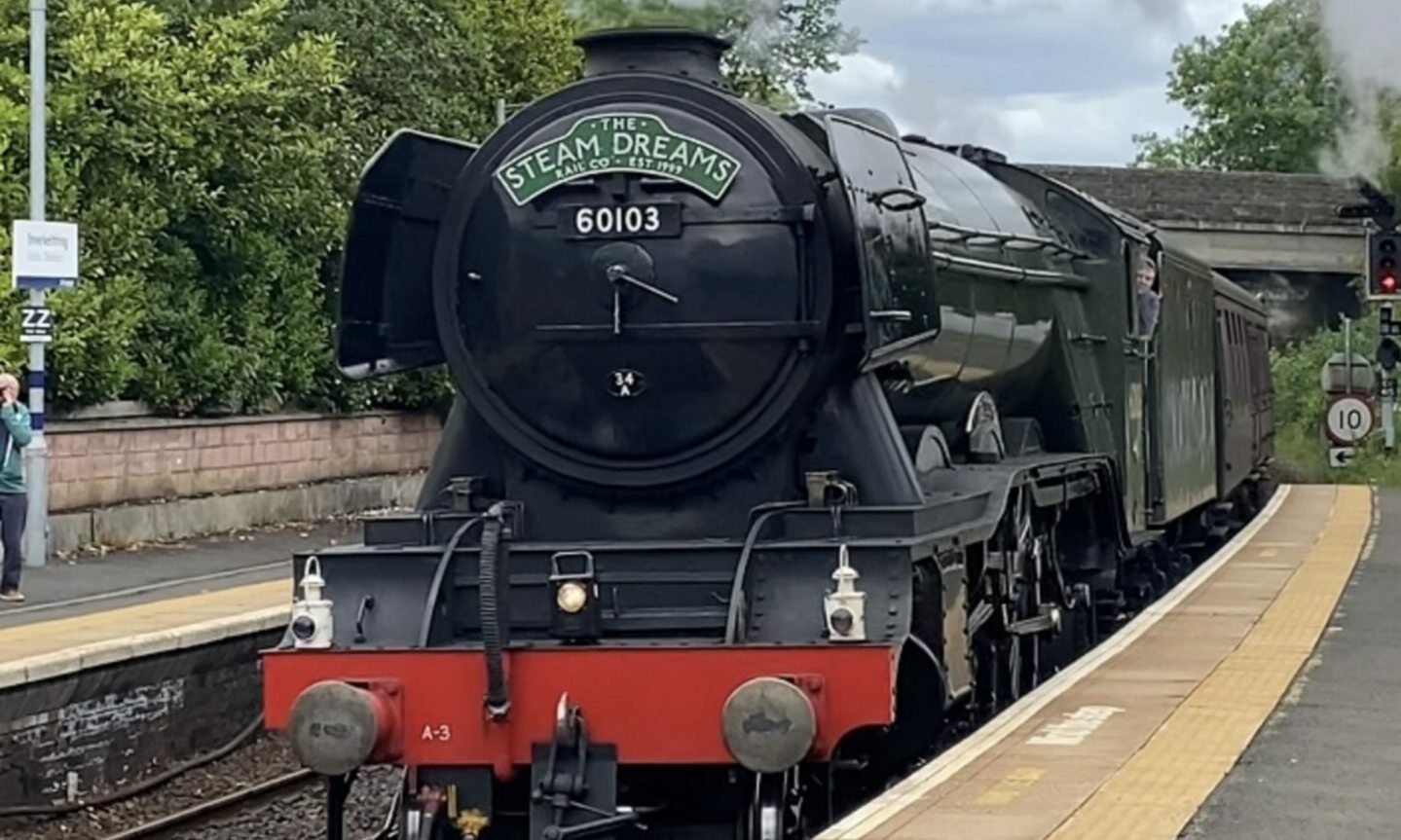 Flying Scotsman Steam Train In Aberdeen To Mark 100th Birthday