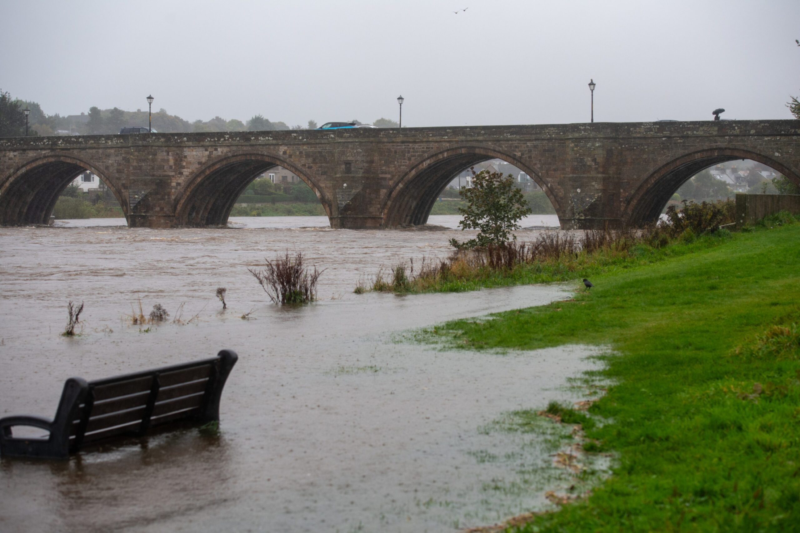 Rivers Dee and Spey burst their banks as danger to life flood