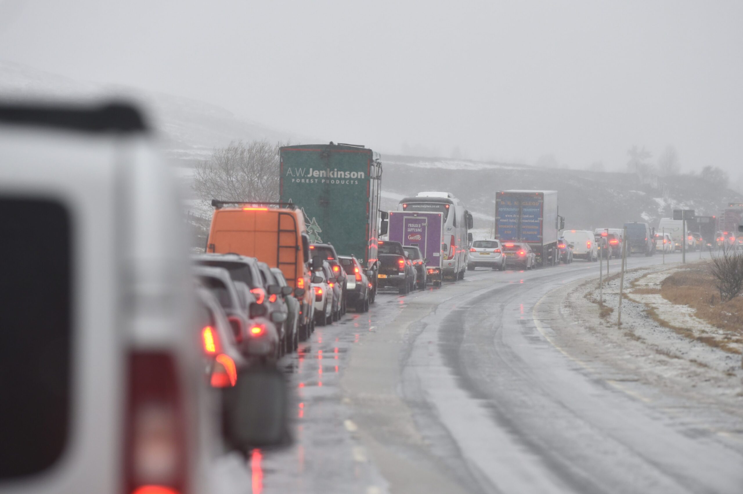 A9 reopens after drivers stranded in Storm Gerrit snow blizzard