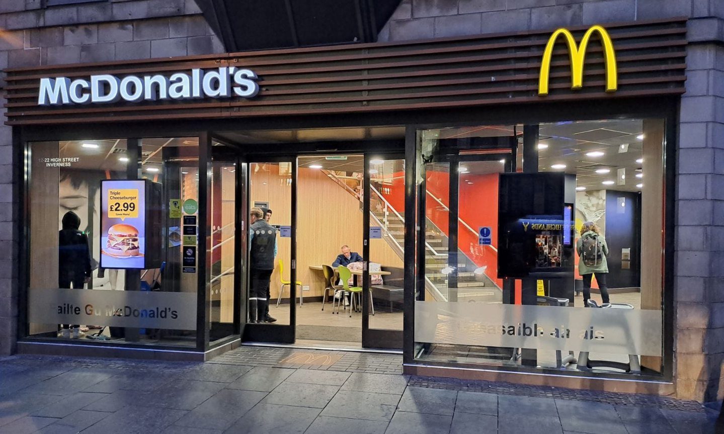 Inverness McDonald's extends opening hours to 4am