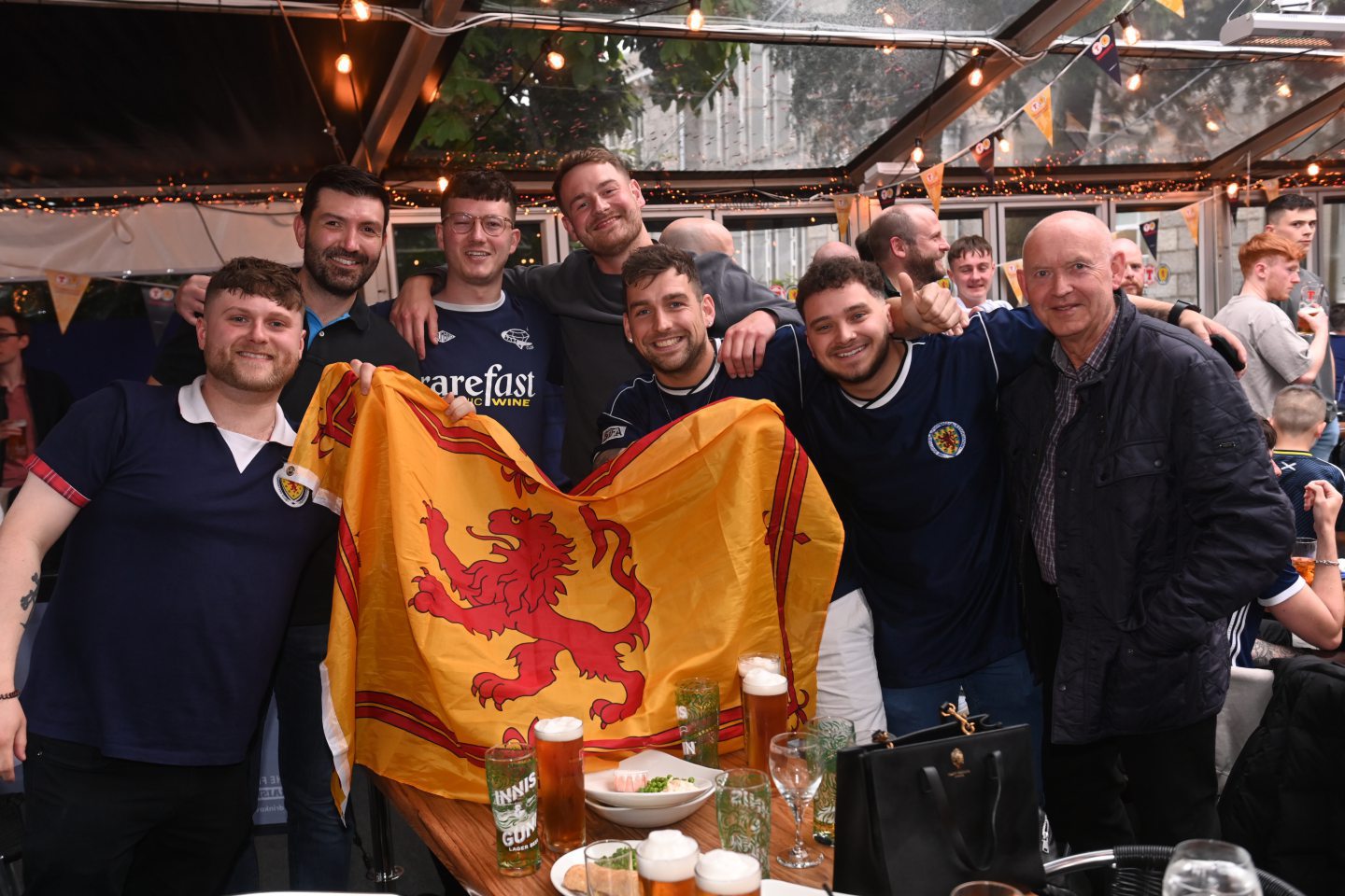 In pictures: Scotland fans pack out Aberdeen pubs and fan zone for Germany opener