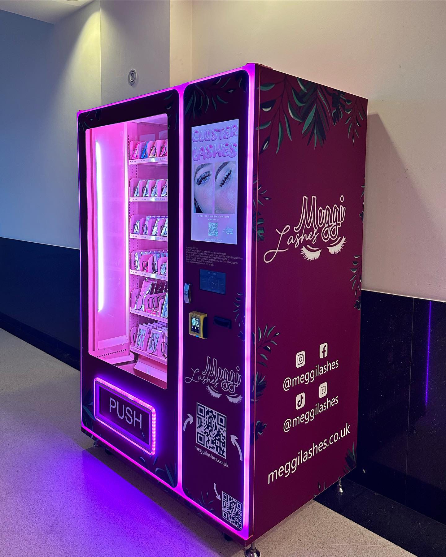 Meggi Lashes: Tiktok Star Installs Eyelash Vending Machine In Inverness